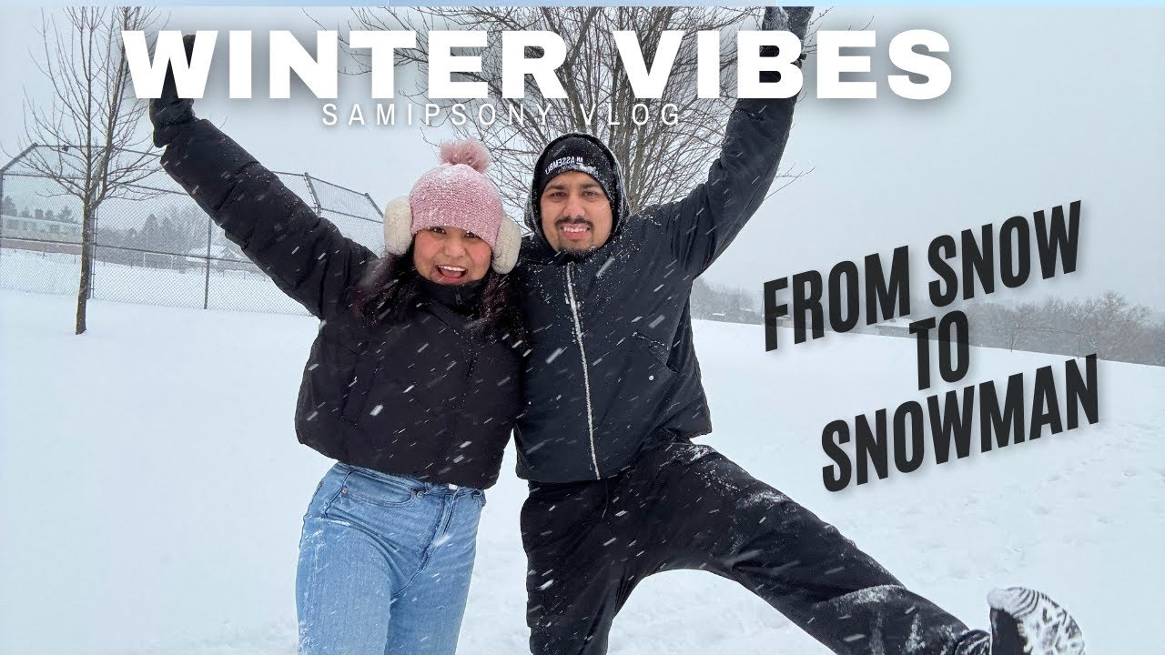 From Winter Blues to Snow Smiles ❄️ | Couple Snow Day in Canada