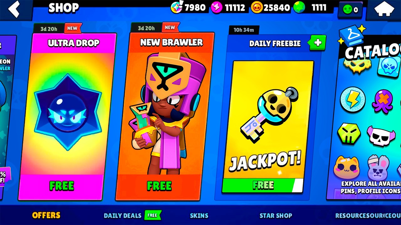 💀CURSED NEW BRAWLER!!🥵🎁|NAJIA FREE GIFTS✅