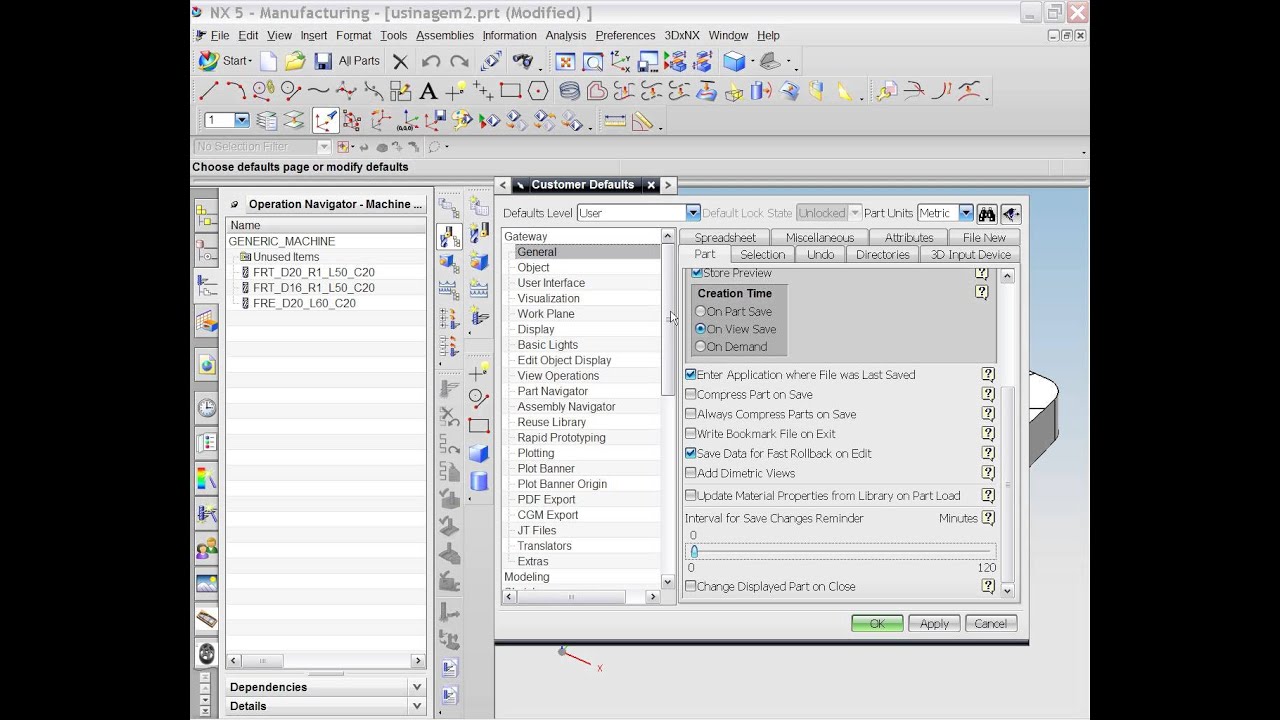 Video Aula Nx cam Siemens 26 Customiza&ccedil;&otilde;es