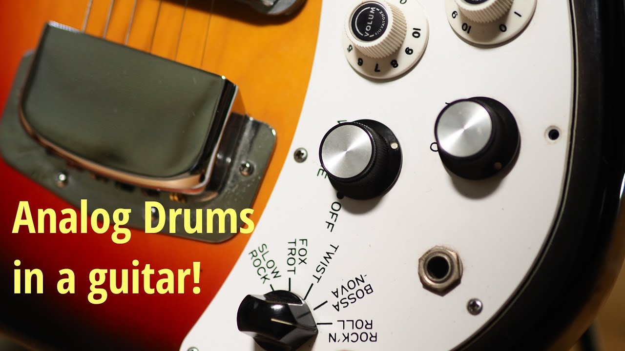 Guyatone LG-23R with built in drum box | wurst.guitars demo