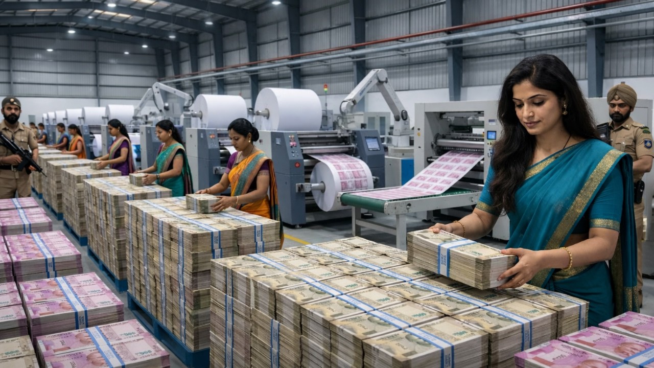 How Indian Currency Notes are Printed | Inside Indian Rupee Printing Factory