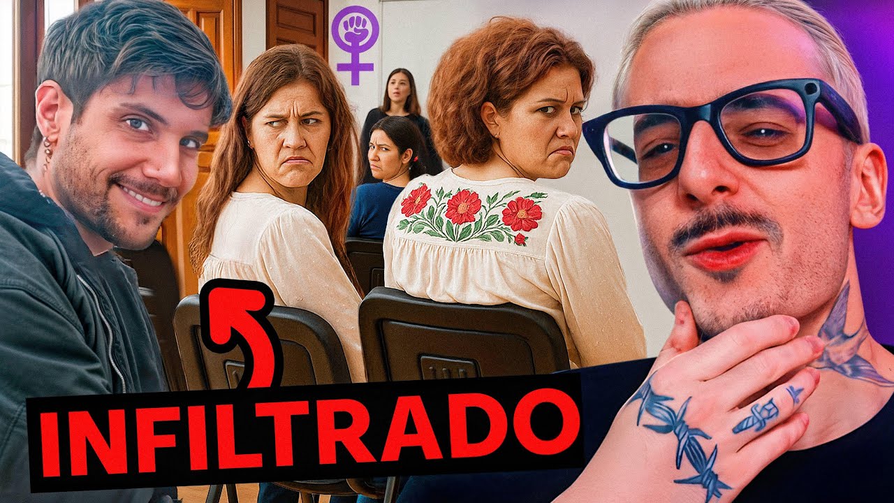 se ha vuelto a colar en una charla feminista...