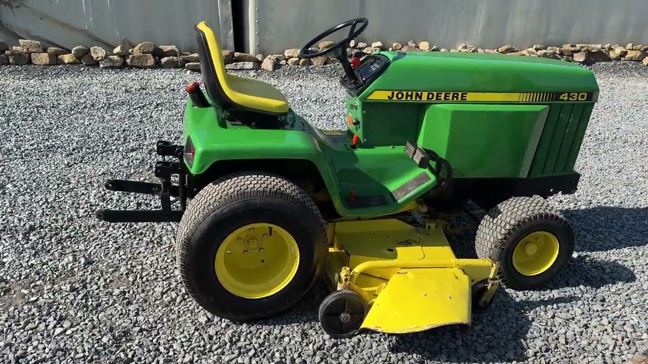 Very Nice 1985 John Deere 430 Garden Tractor With 1446 Hours 60