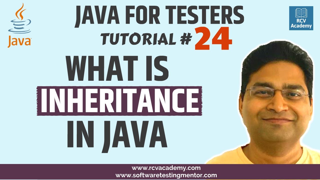 Java for Testers #24 - Inheritance in Java | Types of Inheritance