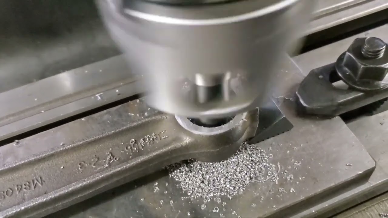 Mopar 440 Connecting Rod Full Float Bushing Install.