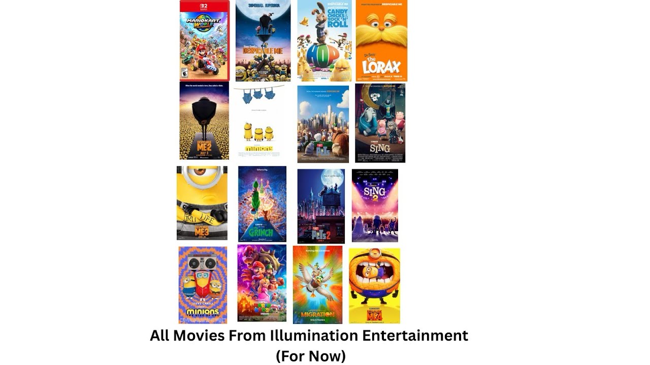 All Movies From Illumination Entertainment