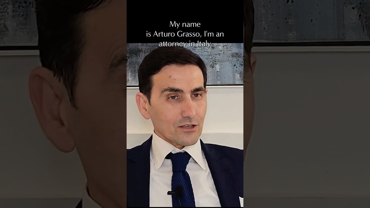 Let&rsquo;s meet Arturo Grasso, Avvocato (Attorney) and our expert in Italian citizenship!