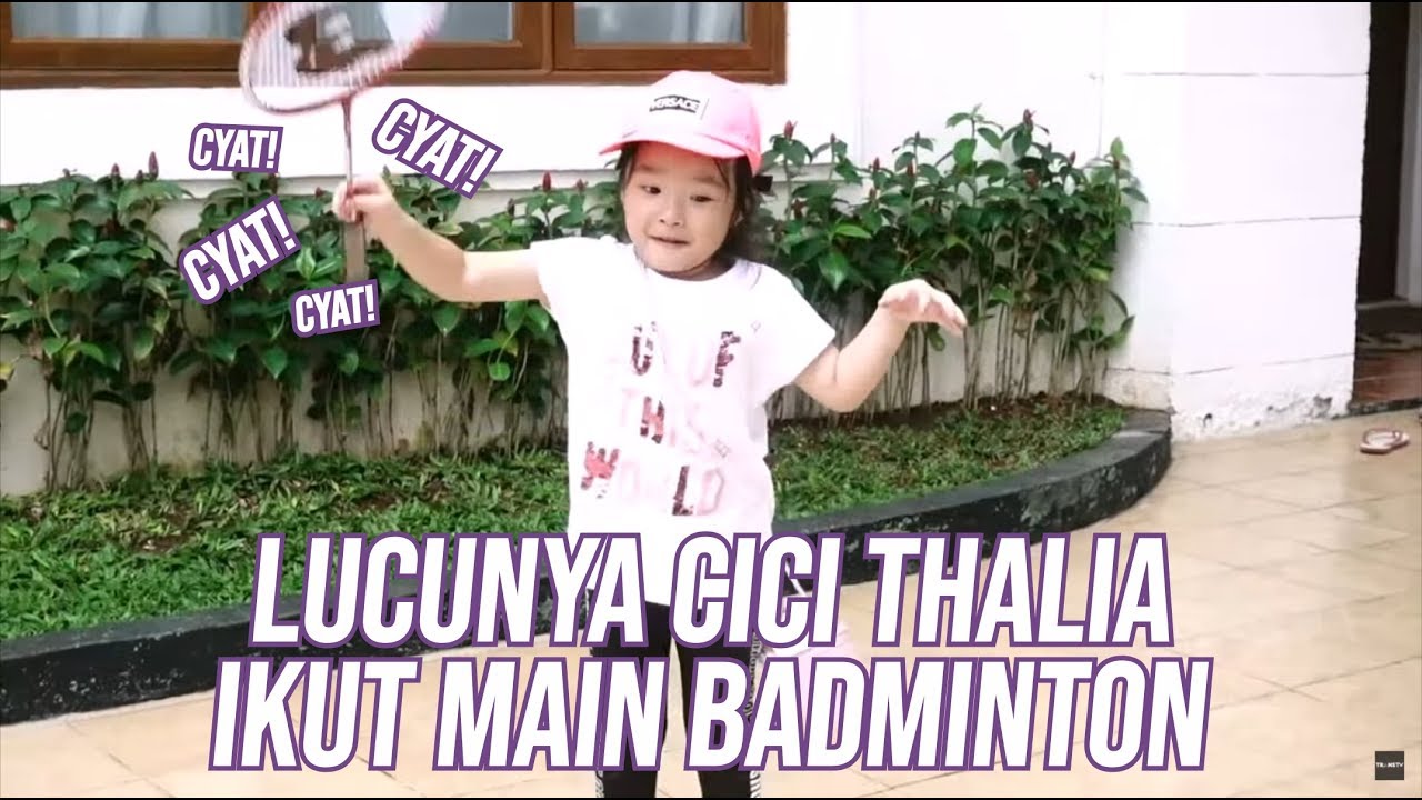 Main Badminton Bareng, Cici Thalia Ikut Masih Belajar Mainnya | DIARY THE ONSU (4/5/20) P2