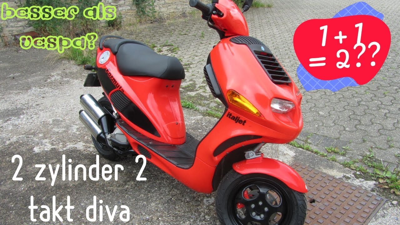 Vorstellung 2 Zylinder 2 takt Italjet formula 125 der Renner oder ein Blender?