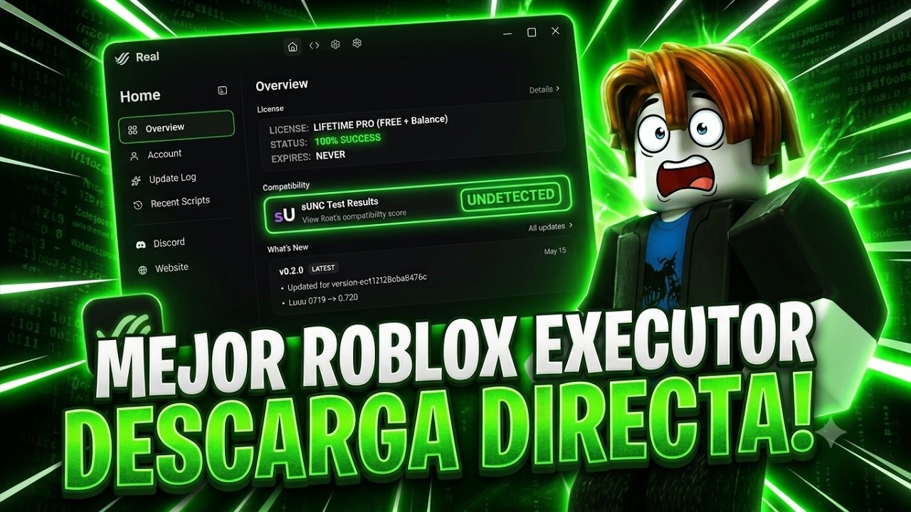 &iexcl;POR FIN! Real Executor: El &Uacute;nico Indetectable para Roblox (Sin Ban) 🔥