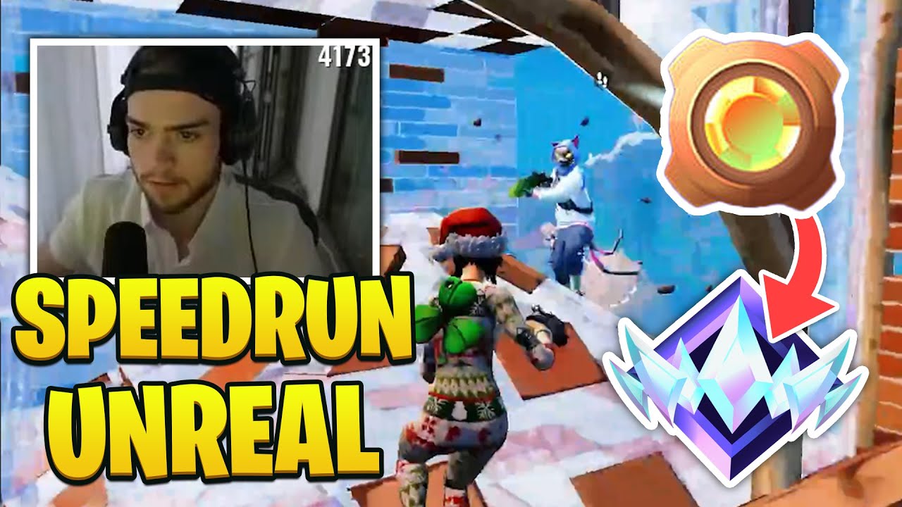 Mongraal SPEEDRUN To UNREAL Ranked in Fortnite Chapter 6