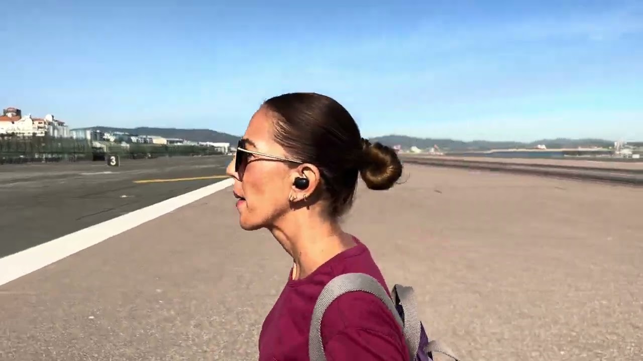 Gibraltar Int&rsquo;l Airport - Runway Crossing