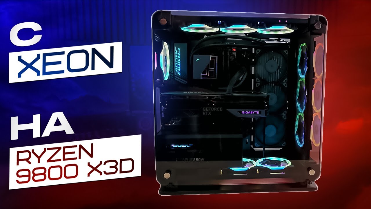 Перешел с 12 ядерного Xeon на Ryzen 9800X3D, но есть нюанс...