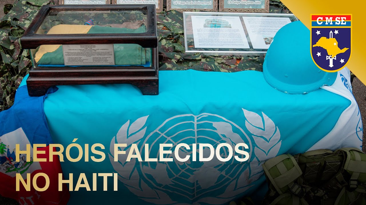 Militares mortos no terremoto do Haiti são homenageados