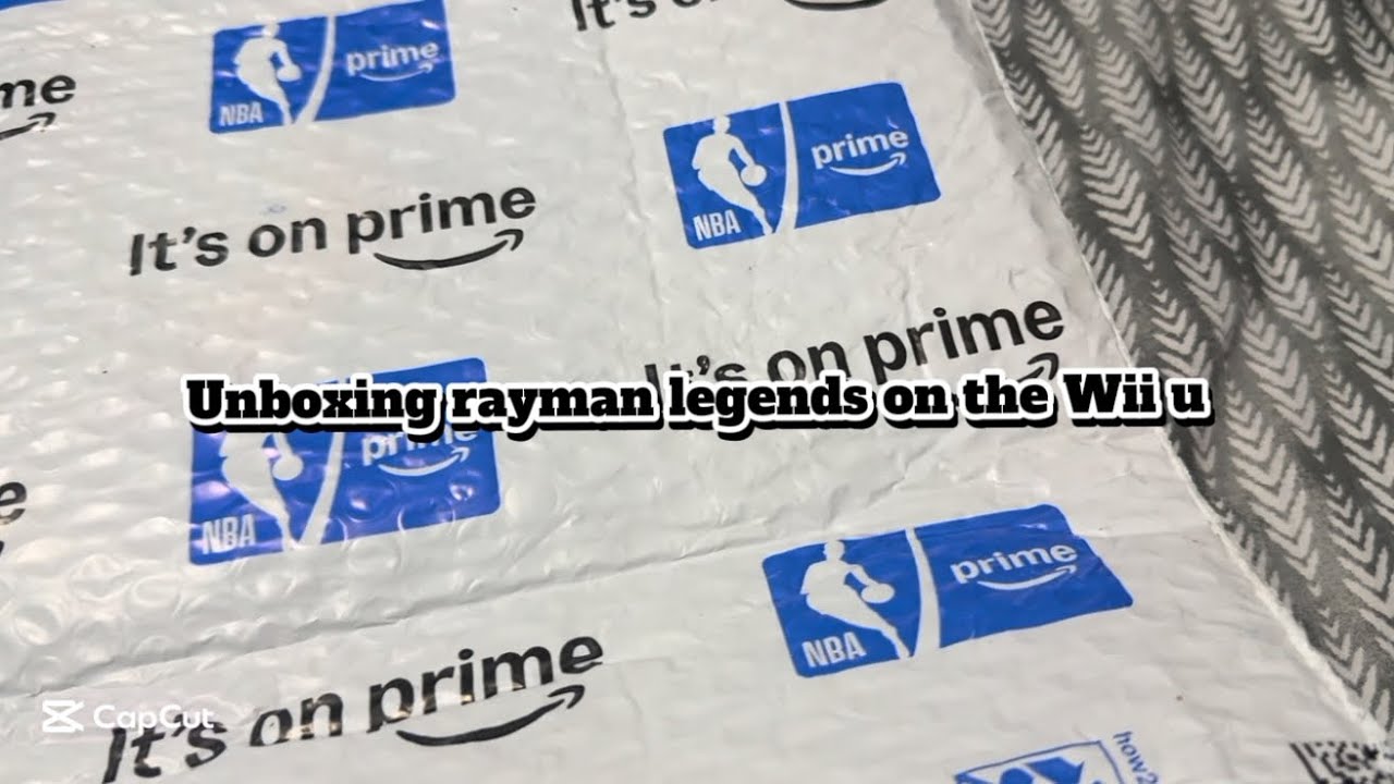 Unboxing Rayman legends on the Wii u