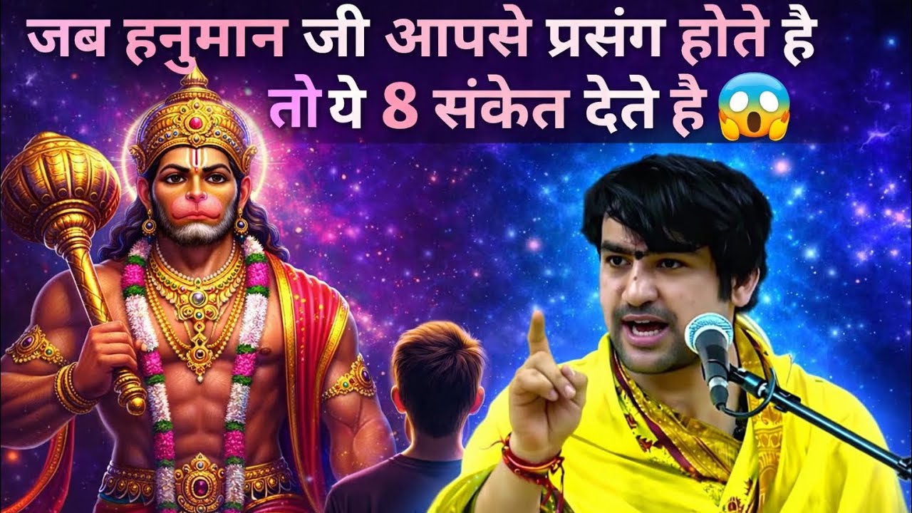 जब हनुमान महाराज आपसे प्रसंग होते है तो अक्प ये 8 संकेत देते है 😱|| BAGESHWAR DHAM 🚩🕉️ ||#viralvideo
