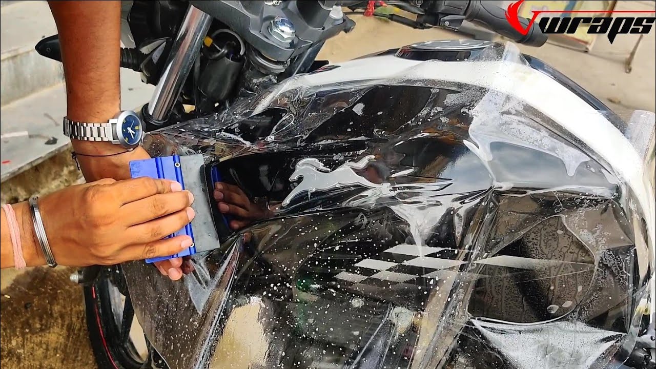 Tvs Apache 160 4v Lamination | Apache Modification/PPF Installation | Vwraps Sikar |