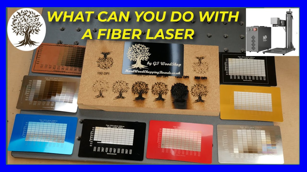 Monport GPro 60w Mopa Fibre Laser   What can it do