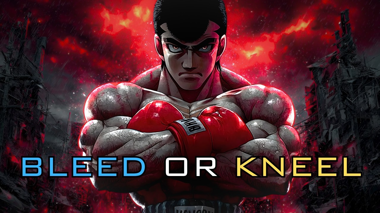 Bleed Or Kneel | Takamura | Epic Music | Hajime No Ippo [ lyrics Video ]