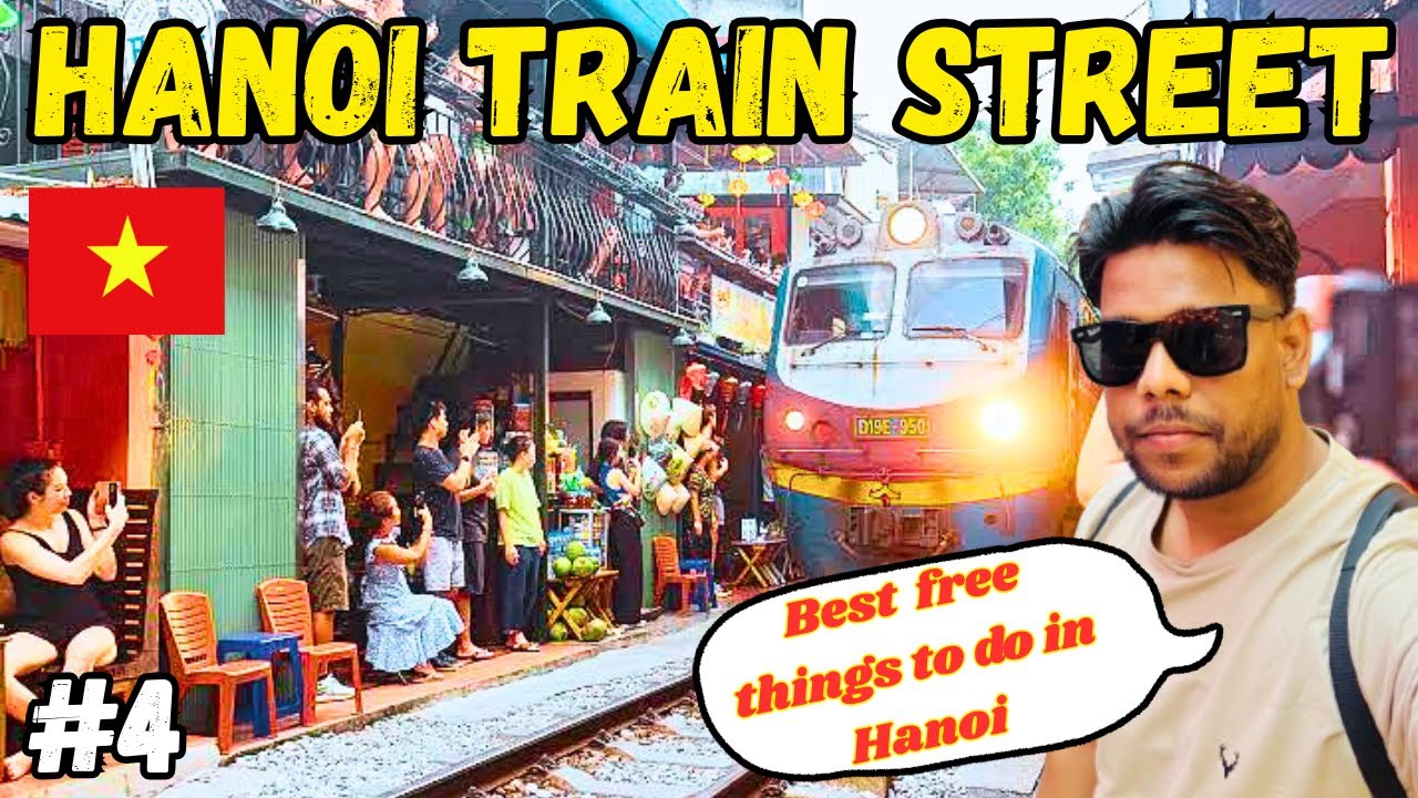 Hanoi train street Vietnam 🇻🇳 | Things to do in Hanoi Vietnam 