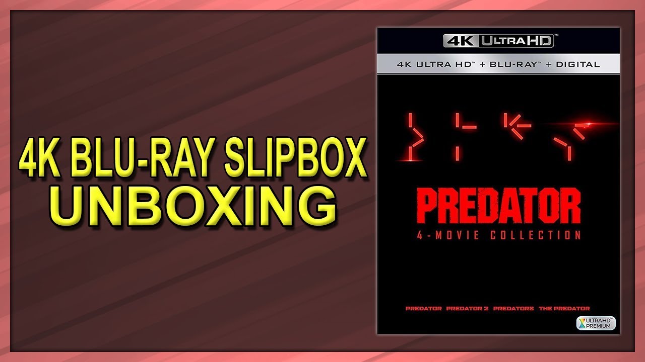 Predator: 4-Movie Collection 4K+2D Blu-ray Slipbox Unboxing