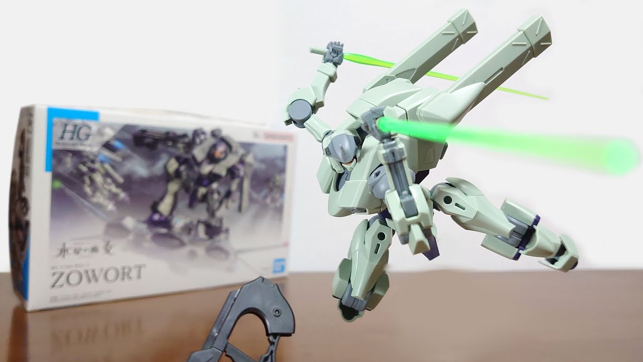 (ファラクトに近い構造で良く動く！ベクタードブースターを装備！)HG 1/144 ザウォート　レビュー