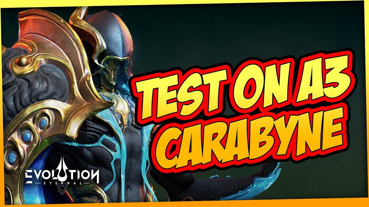 AWAKEN 3 CARABYNE DAMAGE TEST COMPARISON | ETERNAL EVOLUTION