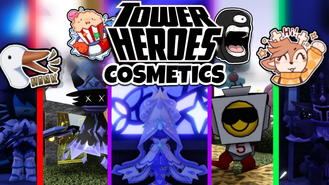 All NEW Cosmetics and Skins in the Tower Heroes Update! (Sunken Sanctum Part 1!) ⚔️💧
