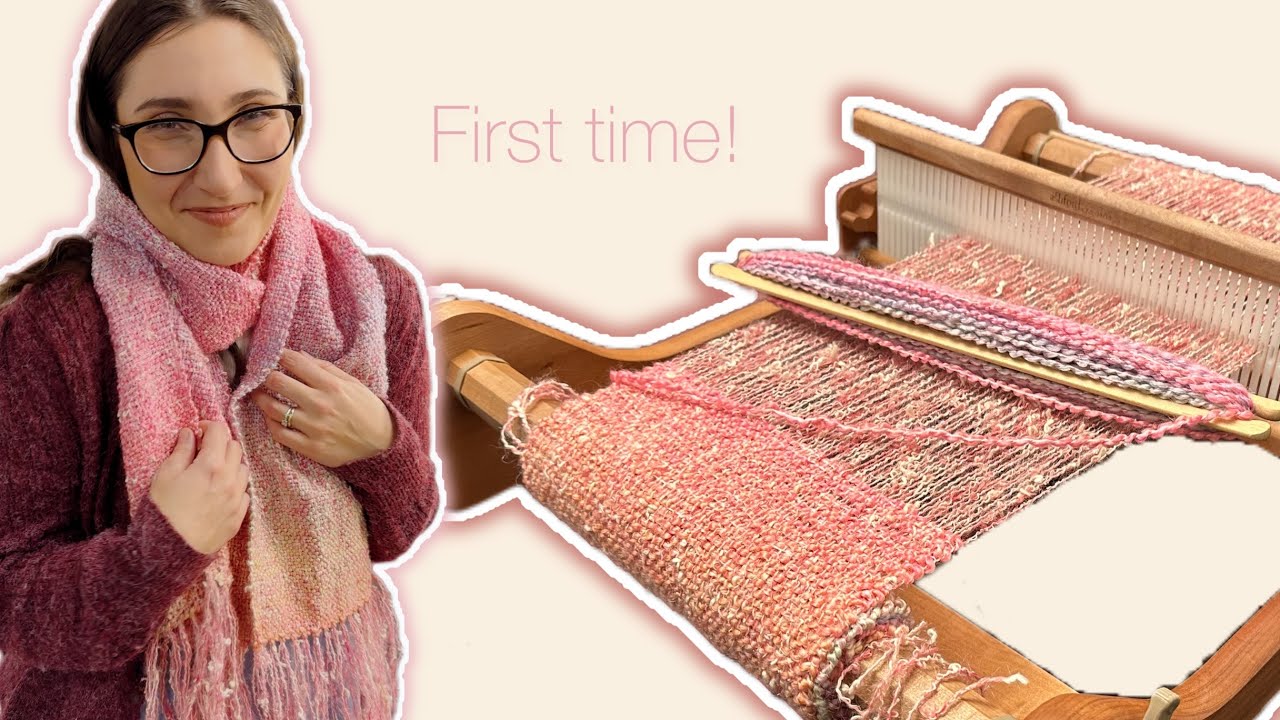 First Time Weaving a Scarf on a Rigid Heddle Loom - Here's What Happened