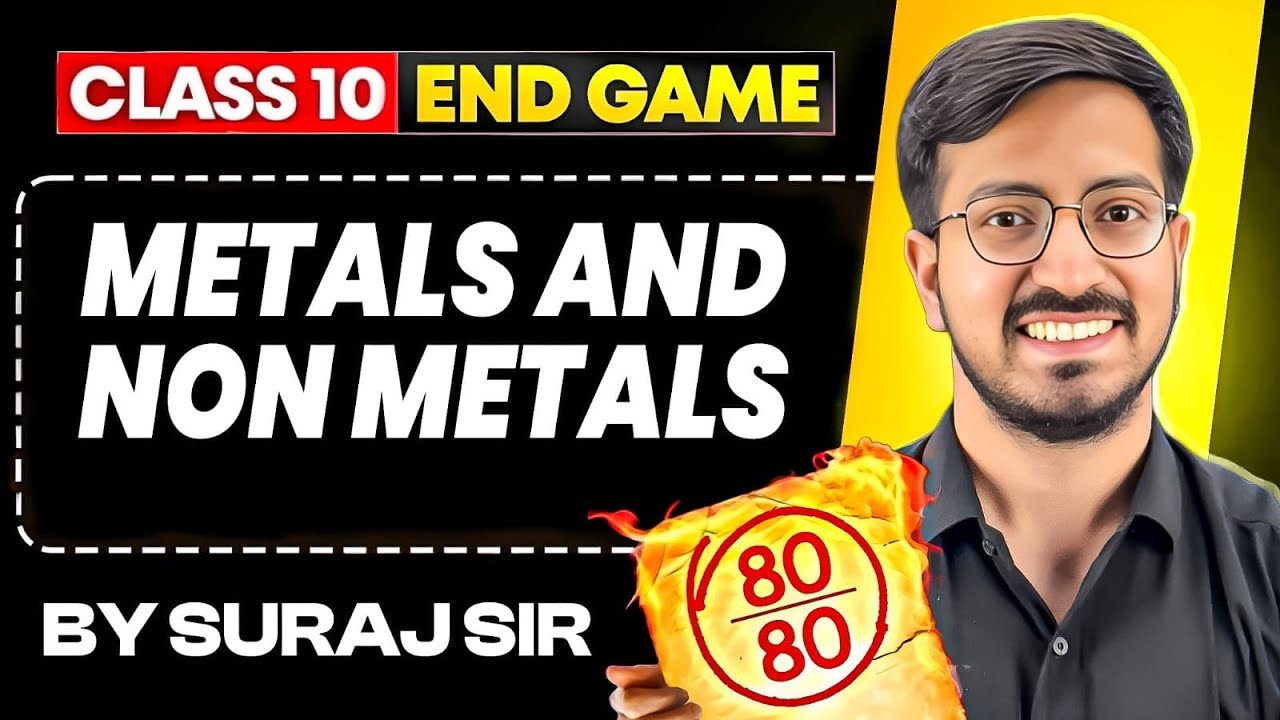Metals and non metals 🔥| Ham paper banate hai | CBSE 2026 