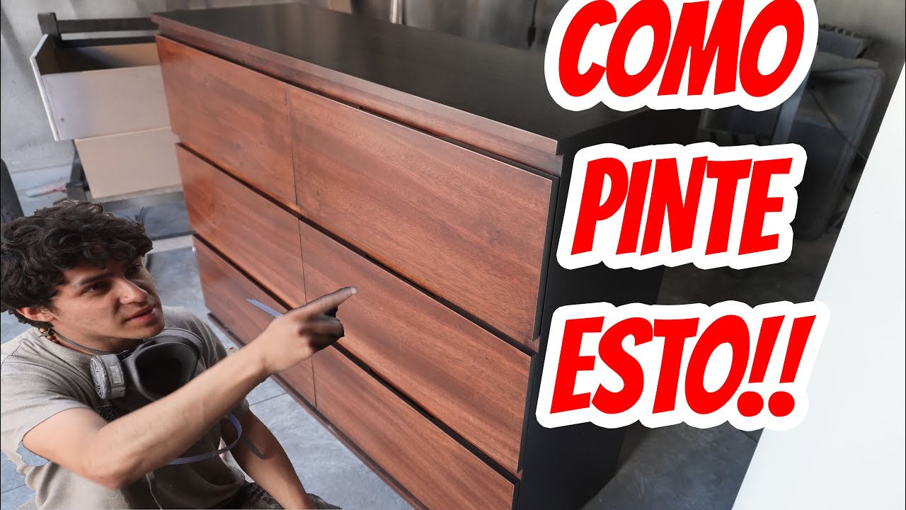 Pintando una Cajonera de Parota desde Cero | Técnicas y Consejos que Nadie Te Dice