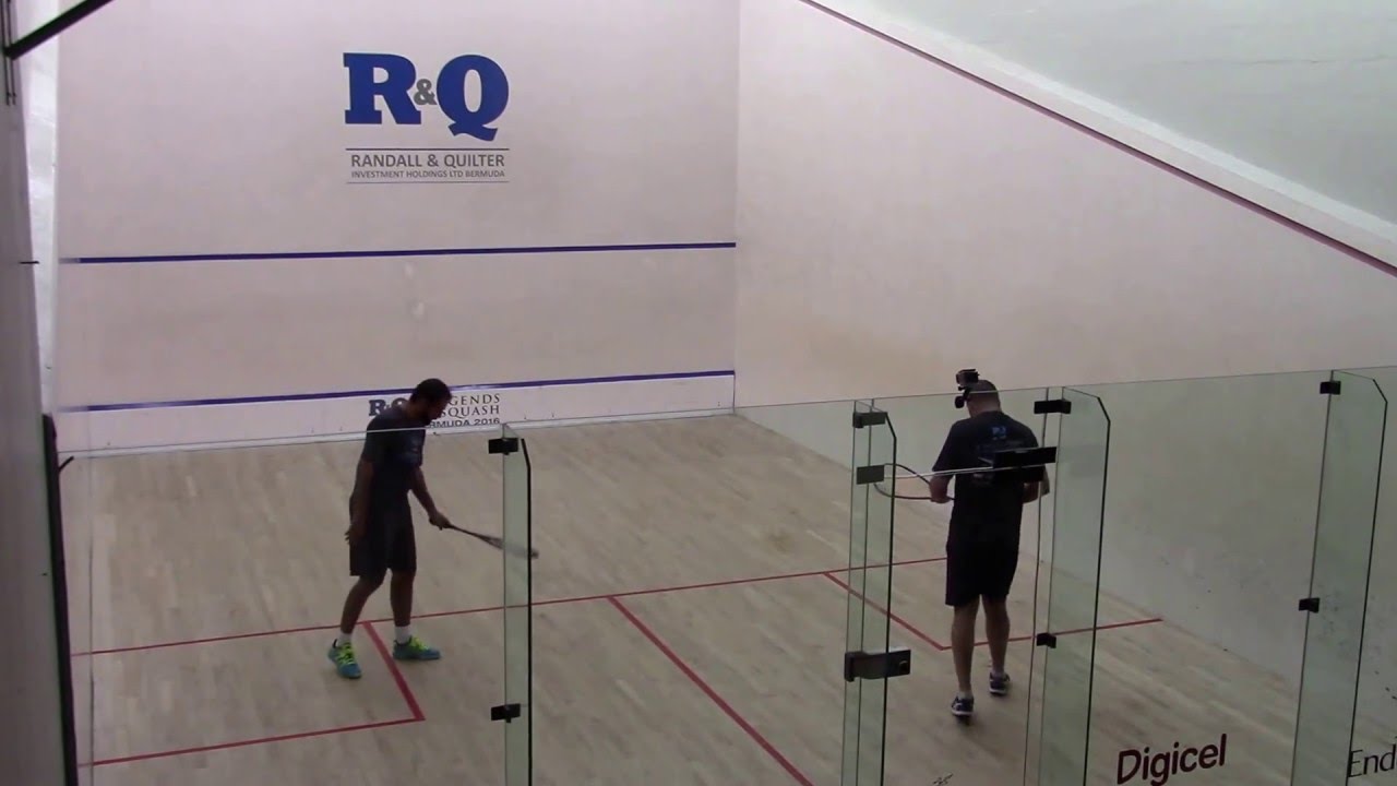 Bermuda R&Q Legends of Squash 2016 Amr Shabana vs John White G3