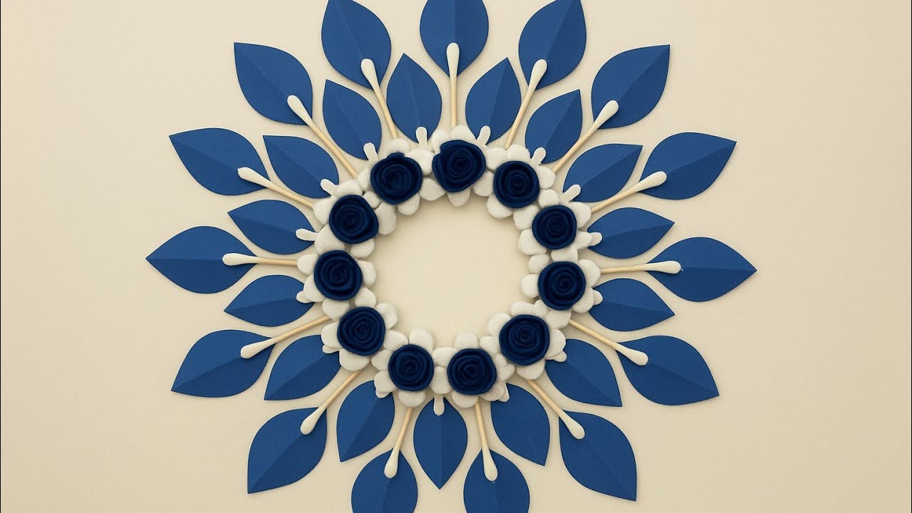Unique Flower Wall Hanging Quick Paper Craft   Paper WallHanging Craft Ideas