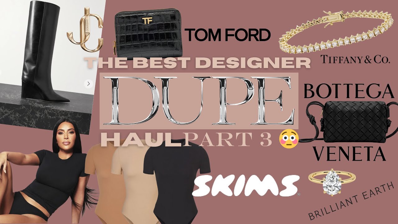 Designer Dupe Haul Pt 3, Bottega Tom Ford Jimmy Choo Skims Tiffany Dupes at Target Amazon Aritzia