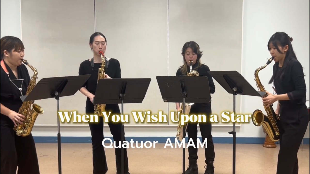 When You Wish Upon a Star | 星に願いを | Quatuor AMAM
