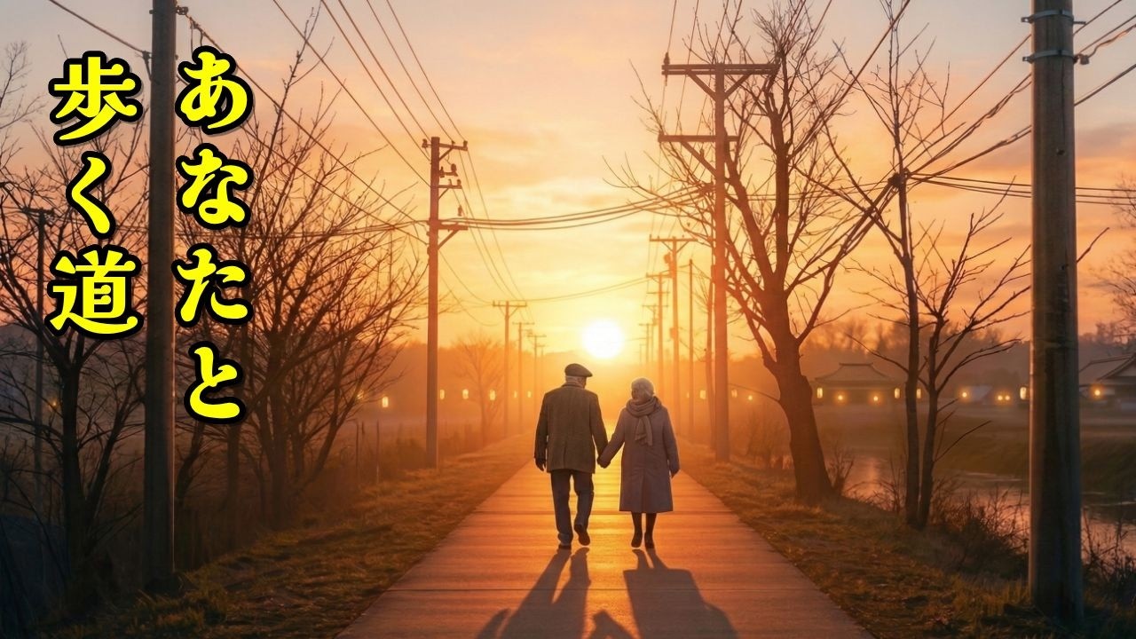 あなたと歩く道｜人生の夕暮れに見つけた、やさしい愛の演歌