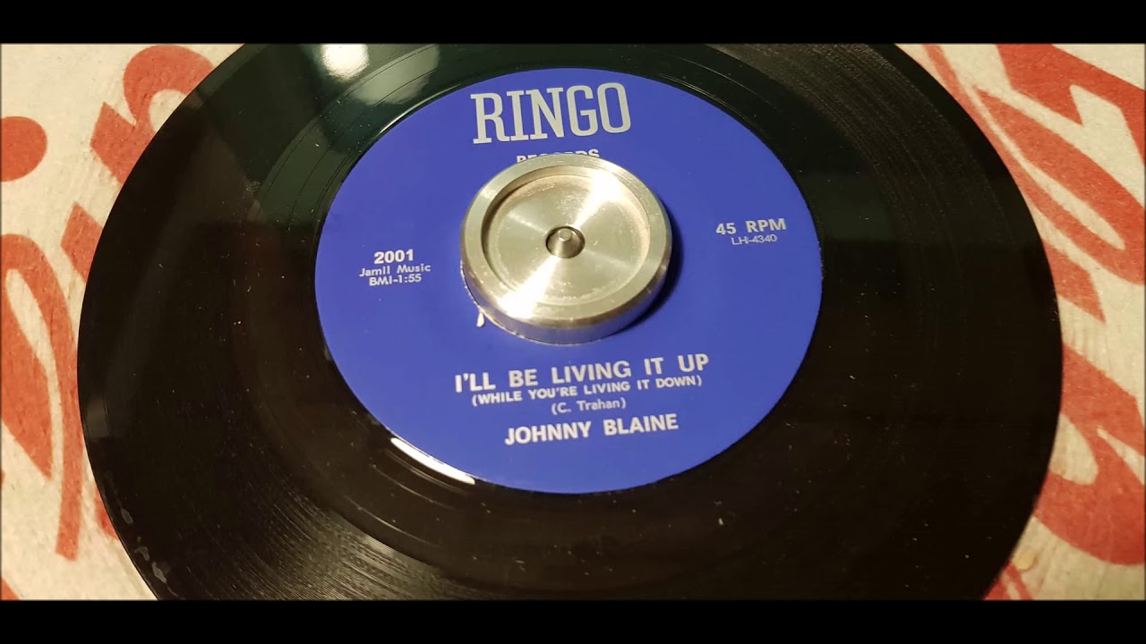 Johnny Blaine -  I'll Be Living It Up - 1971 Country Bopper - RINGO 2001