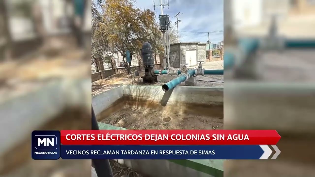 ¡Otra vez sin agua! Vecinos de Torreón denuncian fallas en pozo tras apagón