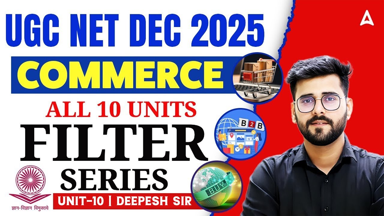 UGC NET Commerce | UGC NET Commerce Unit 10 : Income Tax And Corporate Tax Planning By Deepesh Sir