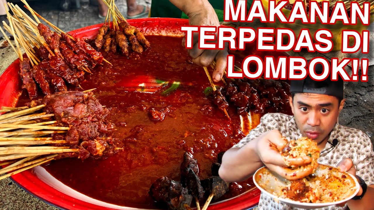 GILA!! MUKBANG MAKANAN TERPEDAS DI LOMBOK!!