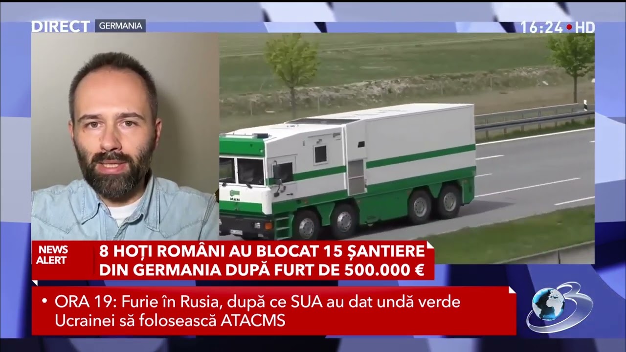 Opt hoți din România au blocat 15 șantiere în Germania după ce au furat cablurile din cupru