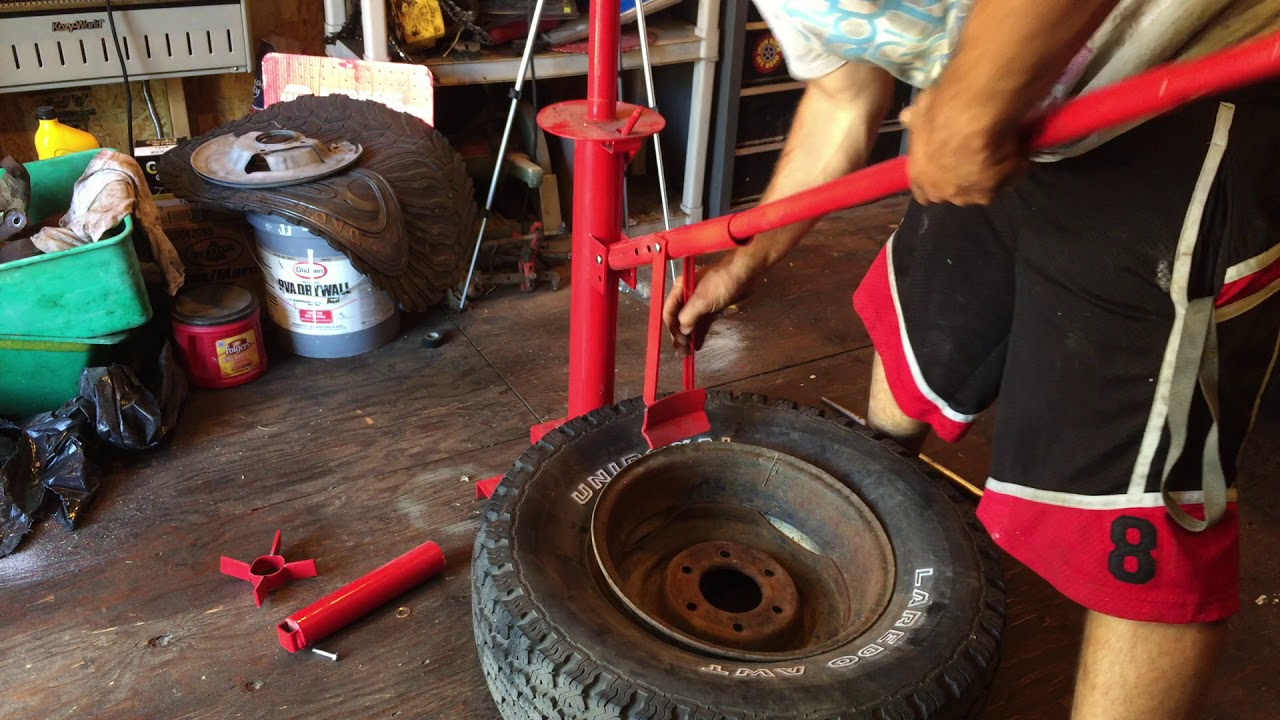 The BEST Harbor Freight Tire Changer Video