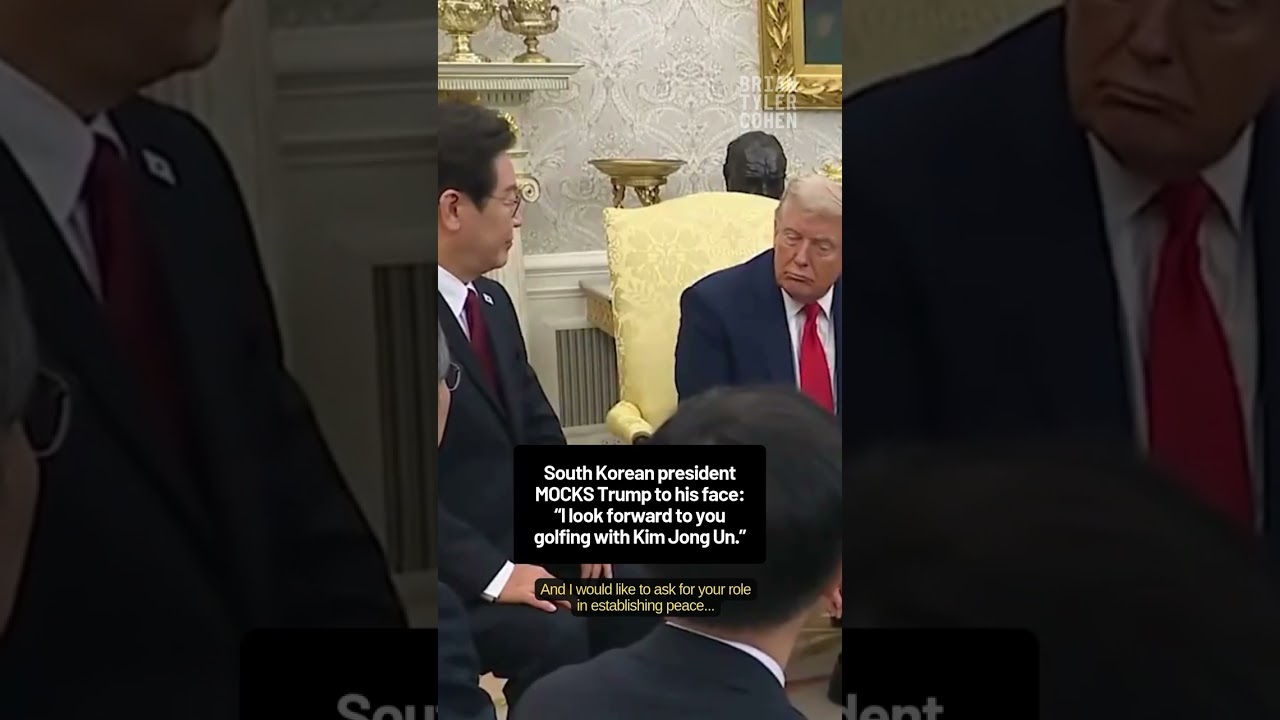 South Korean president MOCKS Trump to his face: 