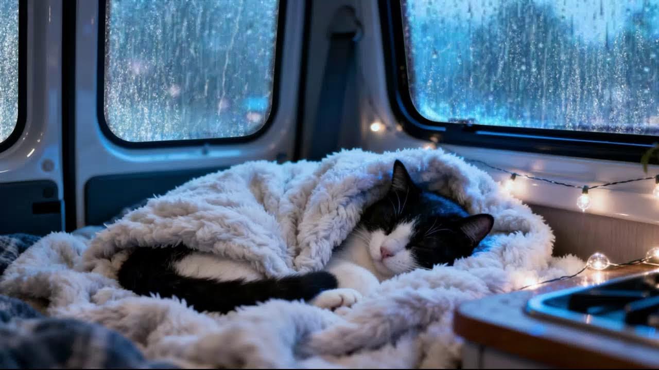 Deeply Relaxing Rain on Car Roof | Stay Asleep All Night