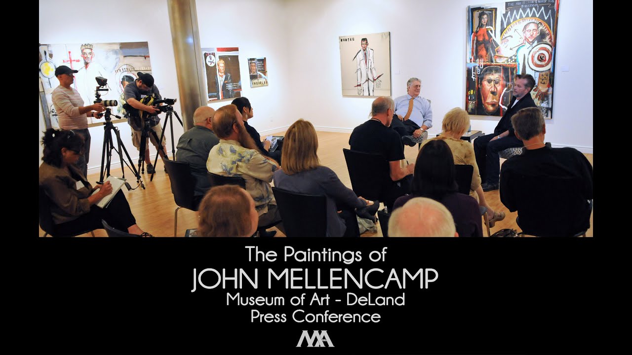 Museum of Art   DeLand The Paintings of John Mellencamp Press Conference