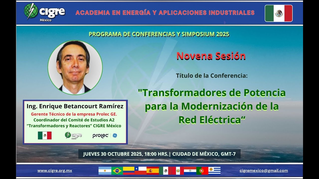 CIGRE México Academia Conf. 9 Transformadores de potencia para la modernización de la red eléctrica
