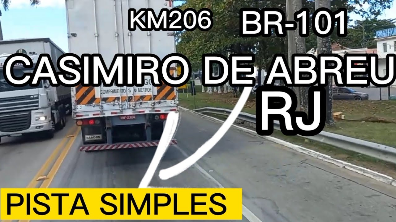 CASIMIRO DE ABREU RJ BR-101 KM 206    #riodejaneiro       #caminh&atilde;o #BR-101