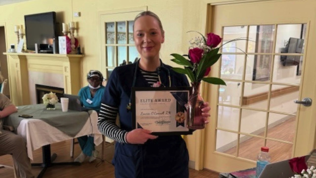 Palm Garden of Clearwater Recognizes Lauren O'Connell, RN with Elite Award for Clinical Excellence