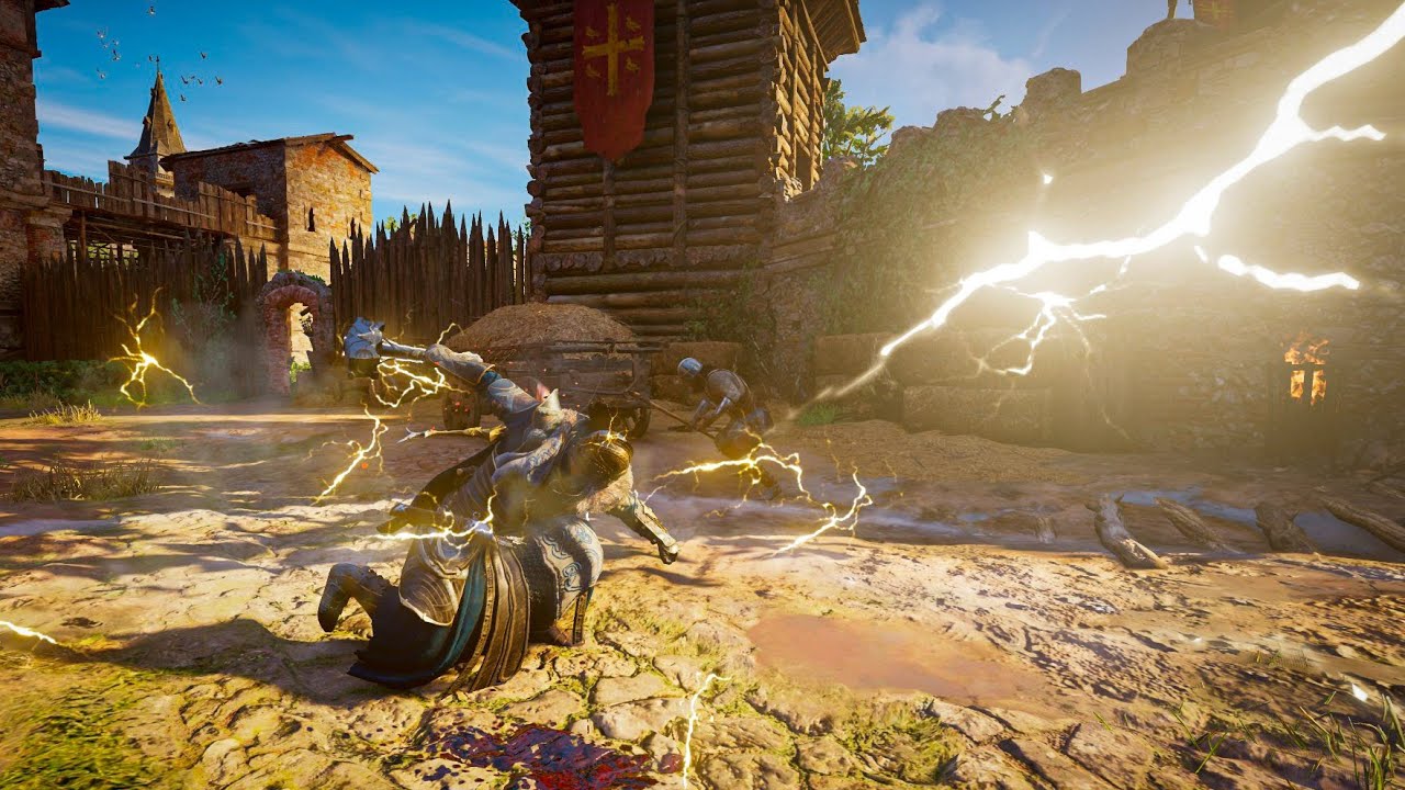 Assassin's Creed Valhalla - Thor's Wrath, Thunder Executions & Brutal Combat  (AC Valhalla gameplay)