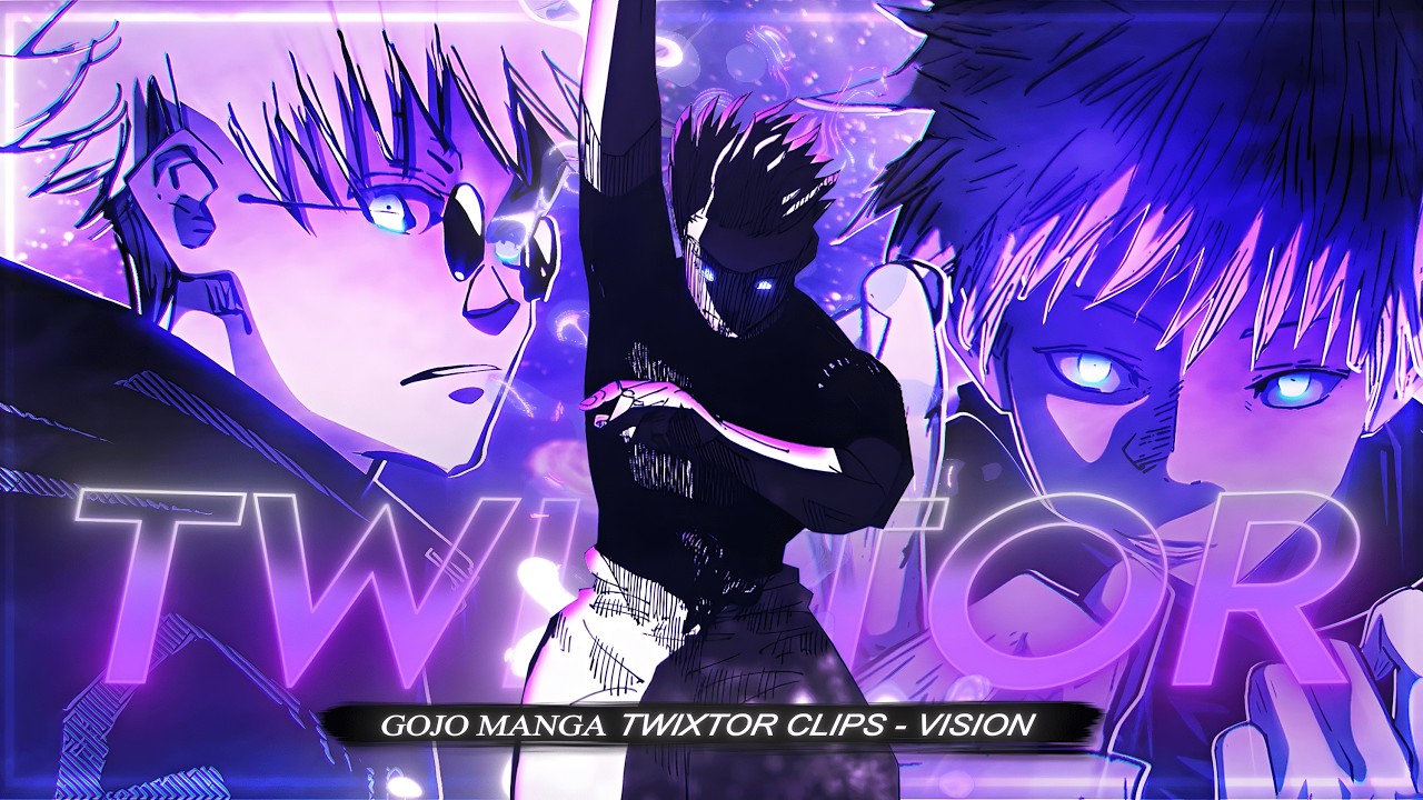 Satoru Gojo Manga Twixtor Clips | 4K Quality + CC | Jujutsu Kaisen